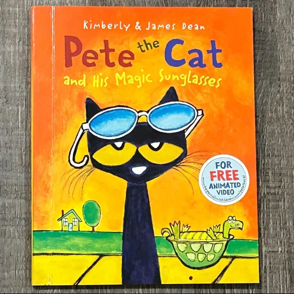 💞 Pete The Cat And His Magic Sunglasses Children’s Happy Meal Book